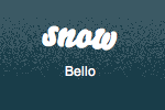 Detail of transform: rotate in action on the snow menu
