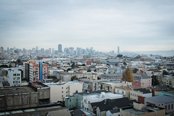 Photo of the view outside the Typekit office