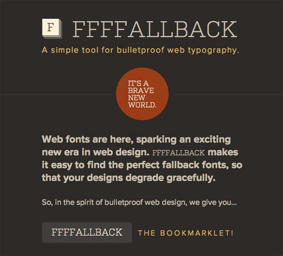 Screenshot of FFFFALLBACK