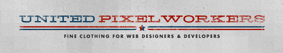 Detail of the header from United Pixelworkers