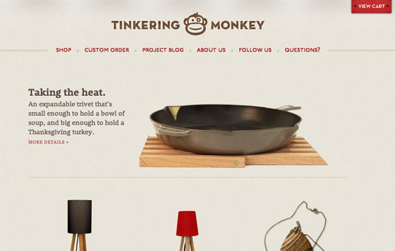 Screenshot of Tinkering Monkey