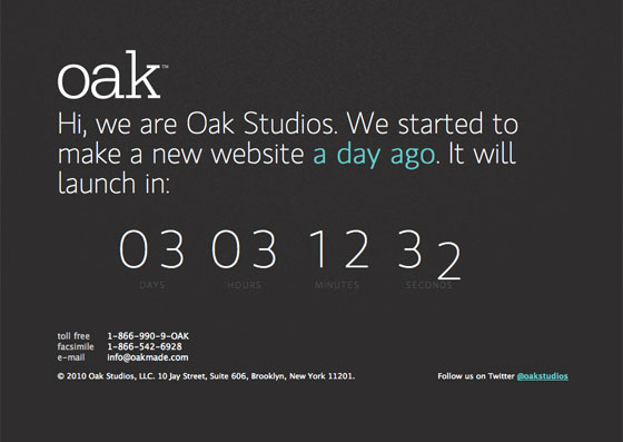 Screenshot of Oak Studios