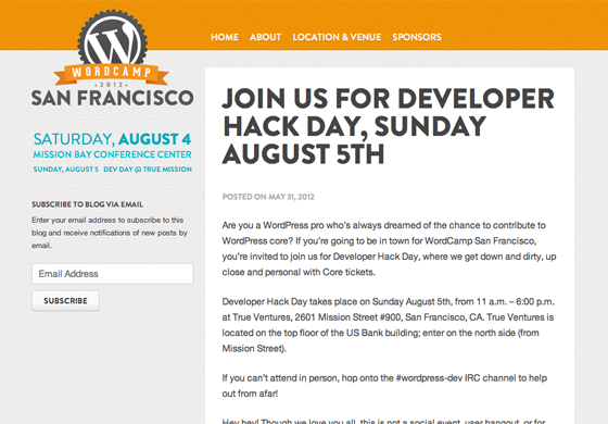 WordCamp San Francisco