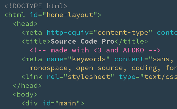 The Typekit Blog | Announcing Source Code Pro