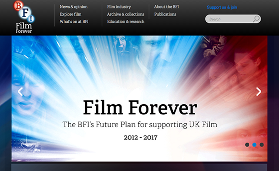 British Film Institute screenshot