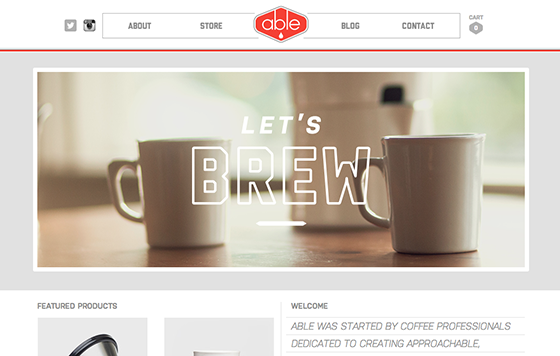 Screenshot of Able Brewing Co