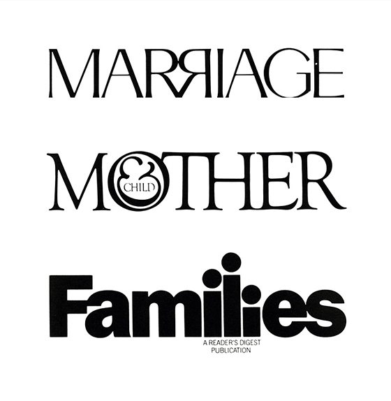 Herb Lubalin logo samples