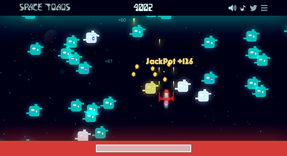 Space toads gameplay screenshot