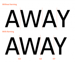 birdfont kerning strings