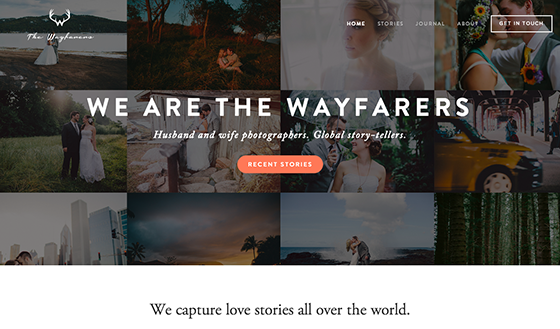 Wayfarers Photography website