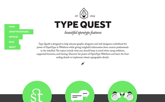 Type Quest website