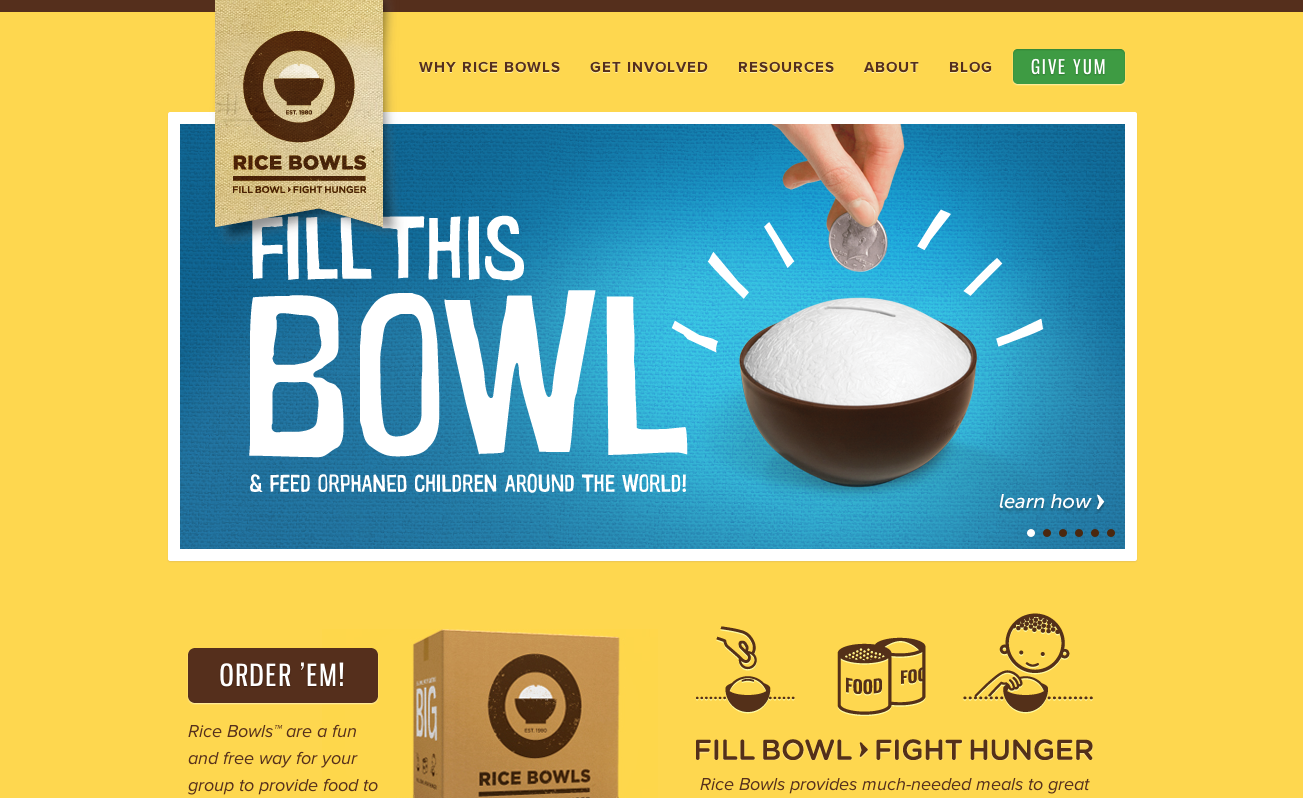 Rice Bowls website