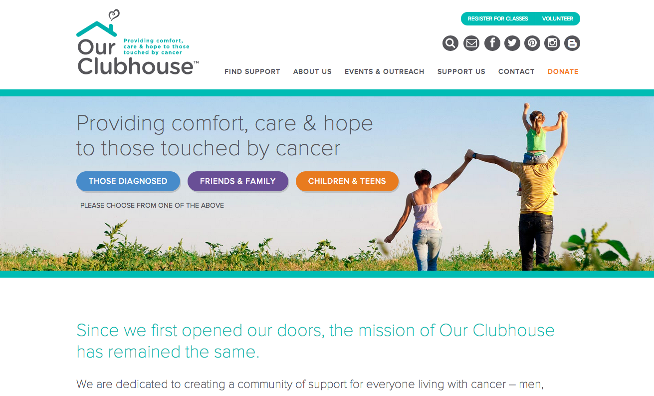 Our Clubhouse website