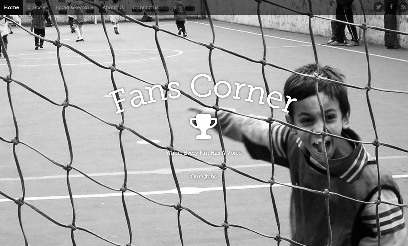 Fans Corner website