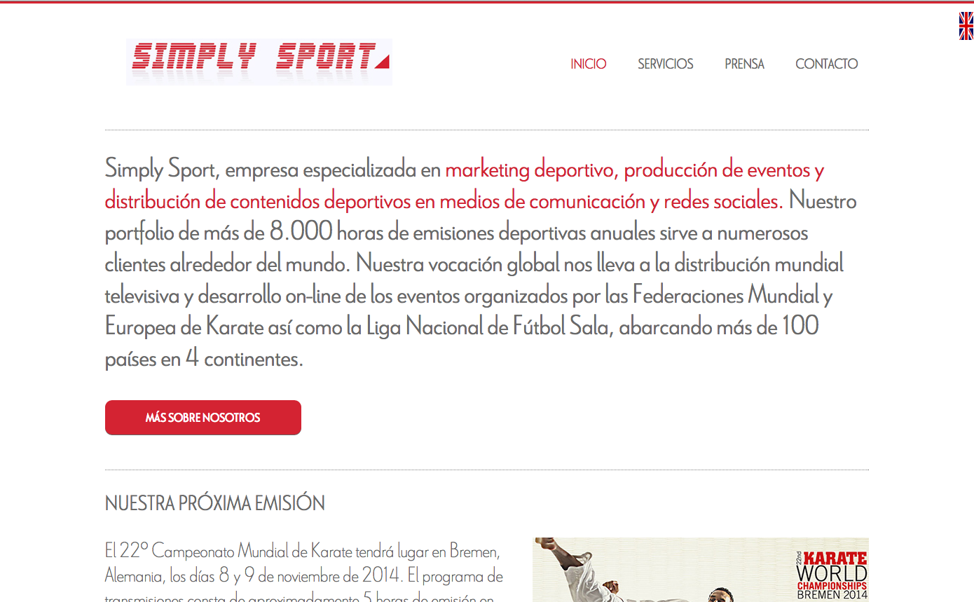 Simply Sport website