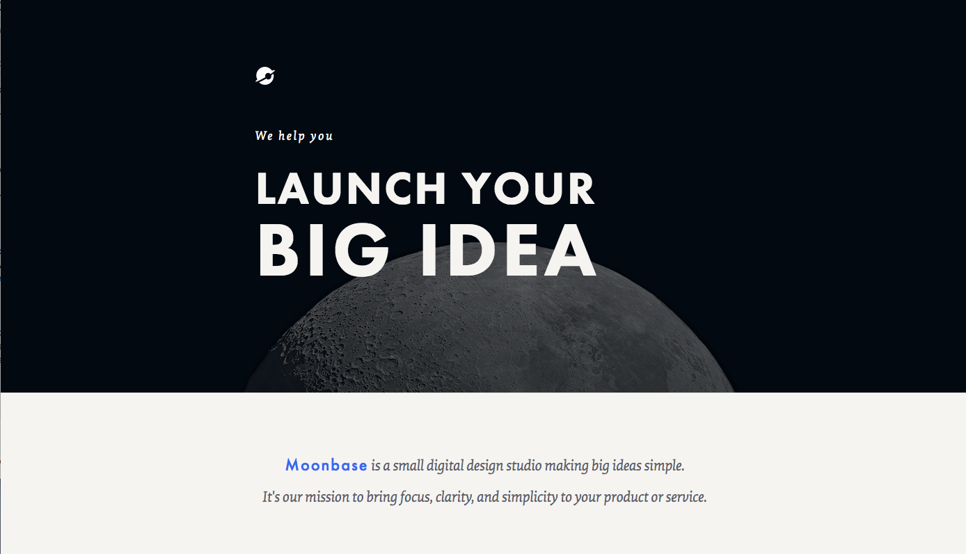 Moonbase website