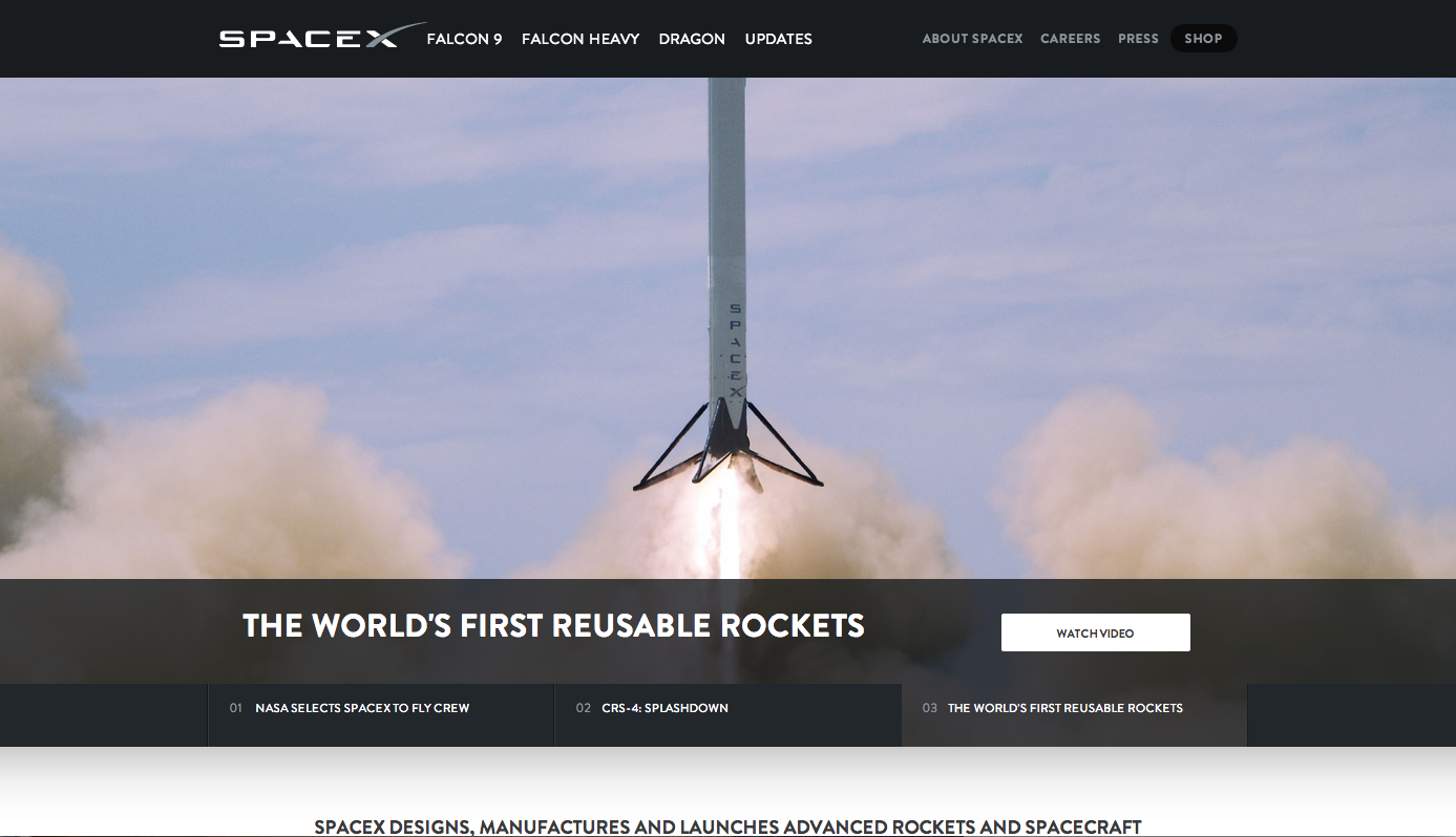 SpaceX website