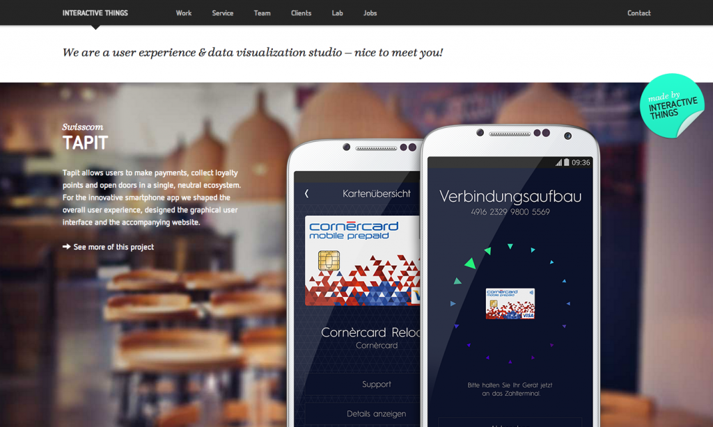The Typekit Blog | Sites We Like: MatternCo, Interactive Things, & Webknit