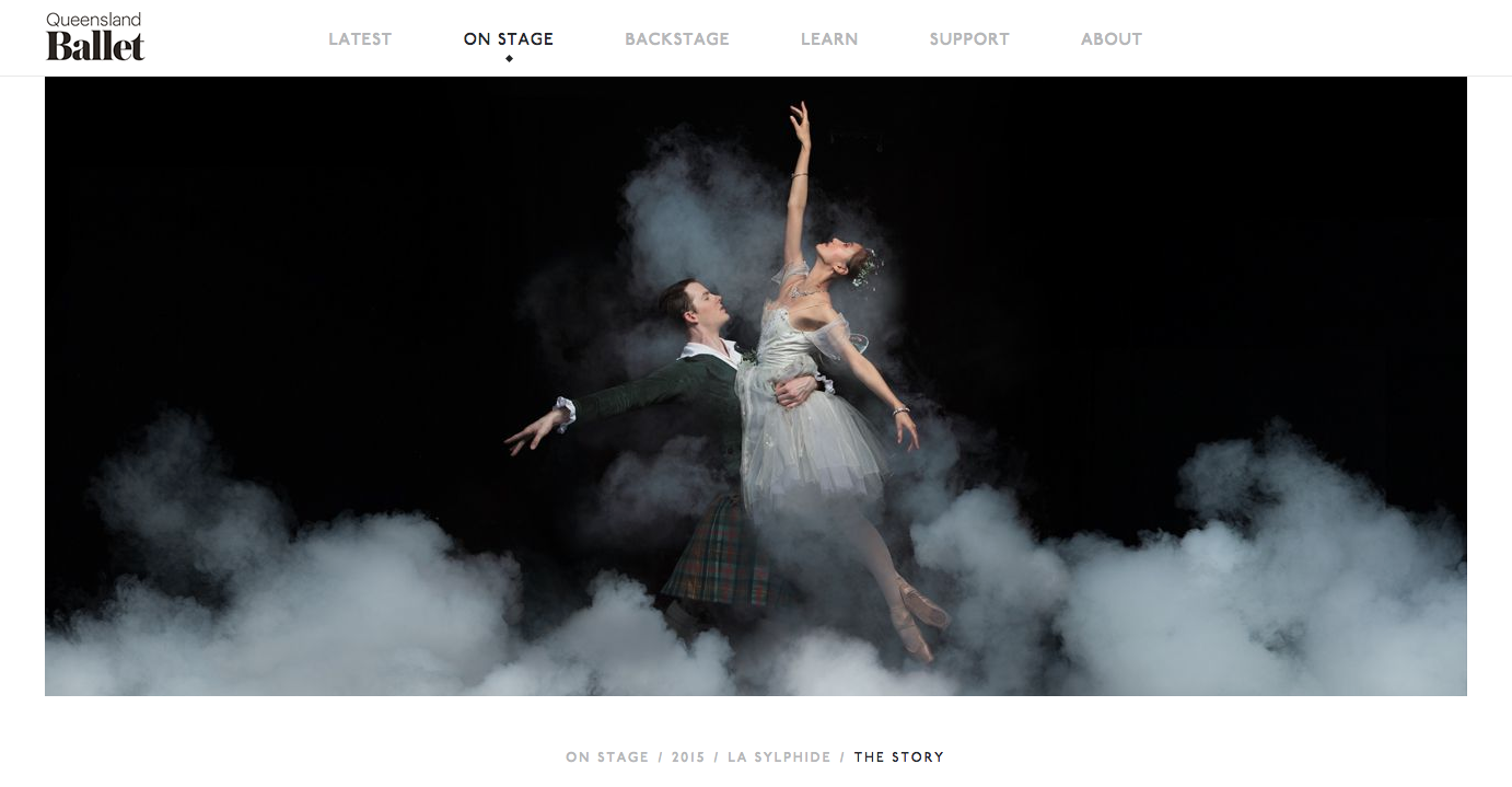 Queensland Ballet website