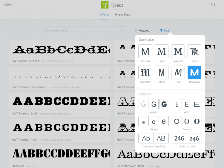 how to download synced typekit fonts