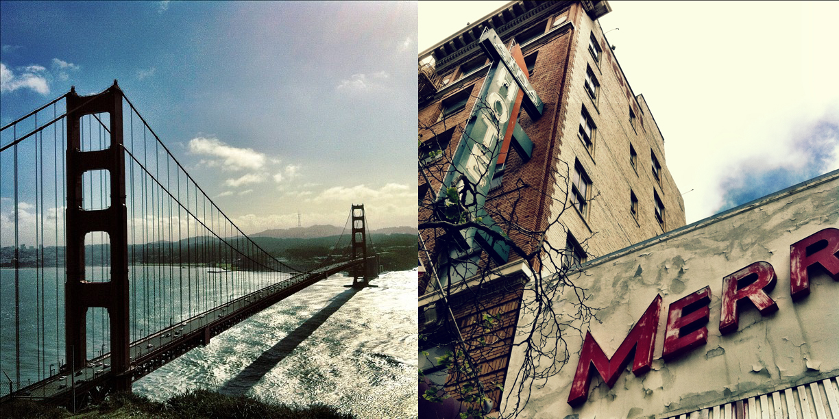 San Francisco skyline and building details