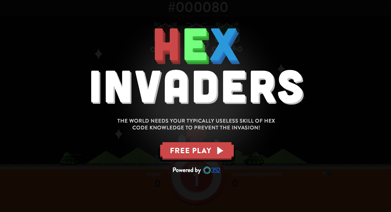Hex Invaders website