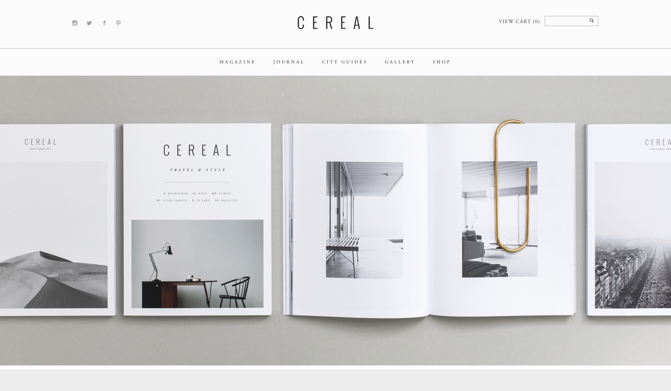 Cereal website