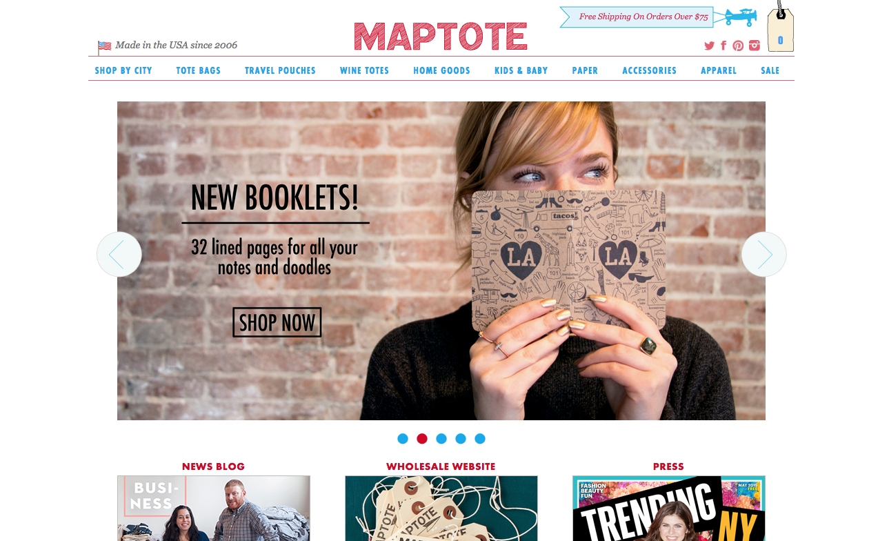 Maptote website