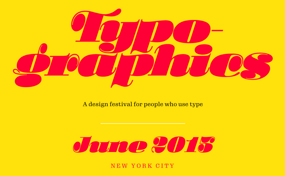 Typographics conference logo