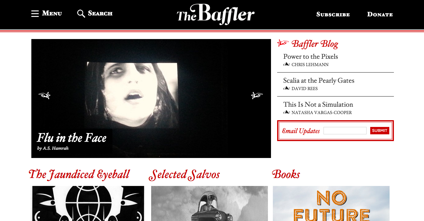 The Baffler website
