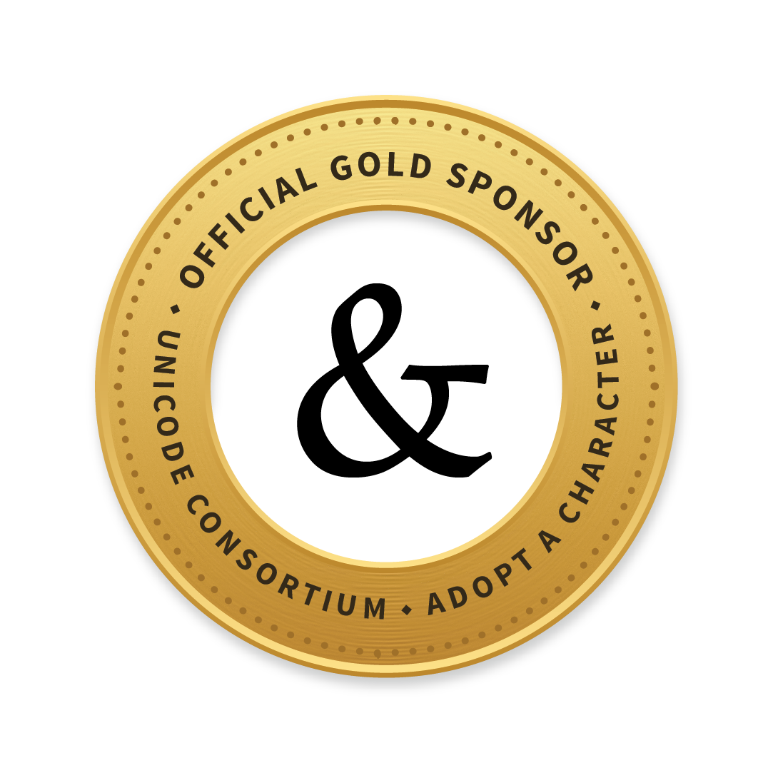 Gold sponsor badge