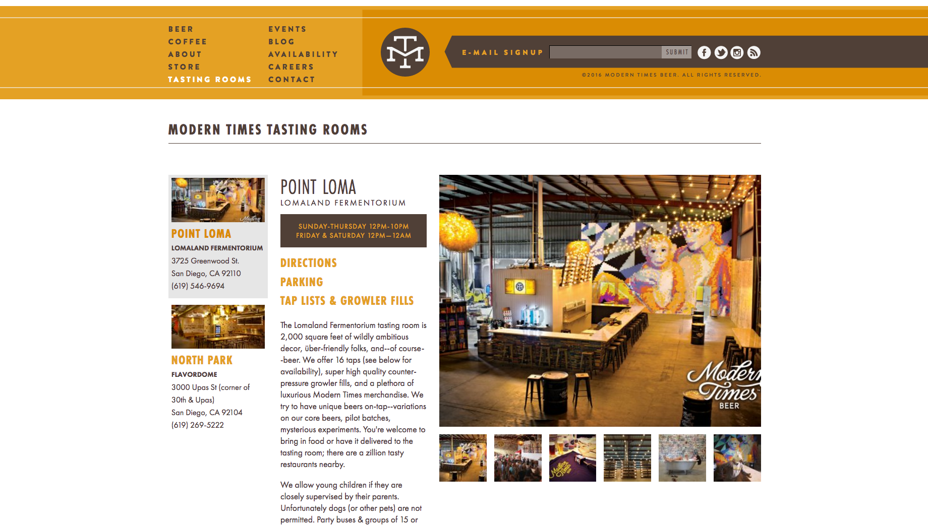 Modern Times website