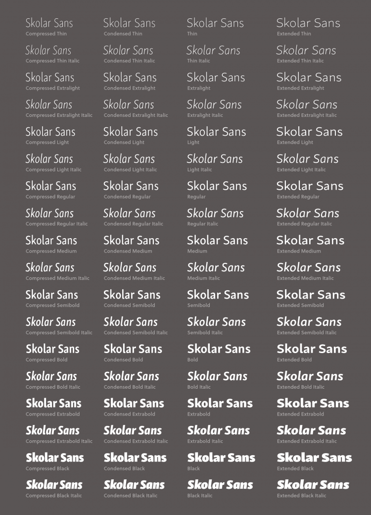 The Typekit Blog New fonts from Rosetta Type Skolar Sans, Aisha, and