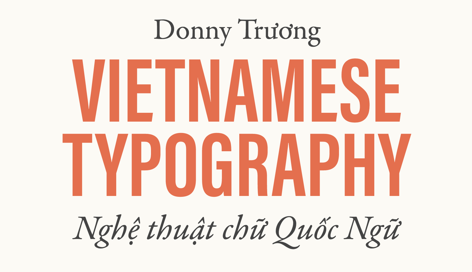 Vietnamese Typography website