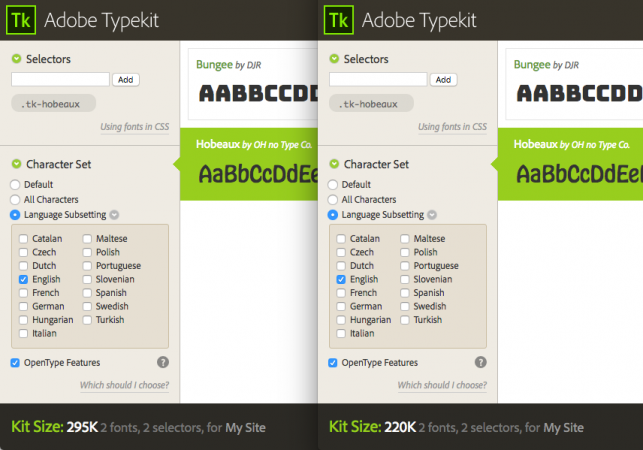 The Typekit Blog | Updates to our WOFF2 support
