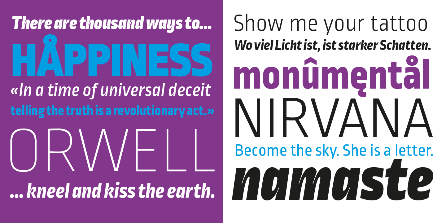 Ropa Sans from Lettersoup